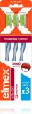 Зубная щётка Elmex Swiss Made ультрамягкая, для чувствительных зубов, 3 шт Yellow + Blue + White — фото 1
