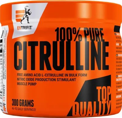 Цитруллин Extrifit 100% Pure Citrulline порошок, для приёма перед тренировкой, 300 г