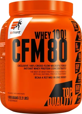 Сывороточный протеин Extrifit CFM Instant Whey 80 в порошке, с пищеварительными ферментами