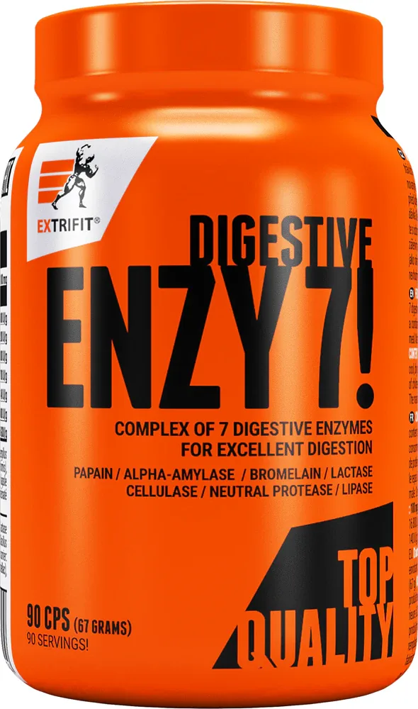 Ферменты для пищеварения Extrifit Enzy 7! Digestive Enzymes в капсулах, для спортсменов, 67 г