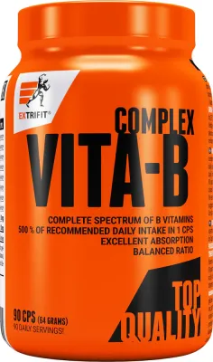 Комплекс витаминов группы B Extrifit Vita-B Complex в капсулах, для спортсменов, 90 шт
