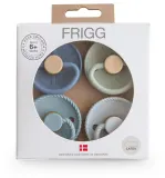 Пустышки FRIGG 4 Pack Edition Size 2 набор подарочный, каучук, для возраста 6-18 месяцев, 4 шт — фото 1