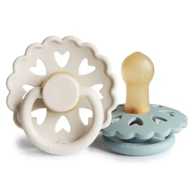 Соска-пустышка FRIGG Fairytale Size 1:0-6 months из каучука, симметричной формы, 2 шт The Ugly Duckling/Ole Lukoie
