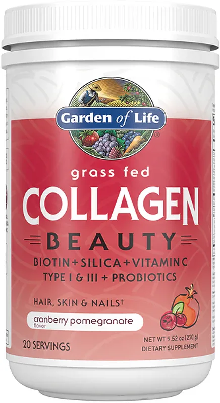 Коллаген в порошке Garden of Life Collagen Beauty с биотином и витамином C, яблочный, 270 г