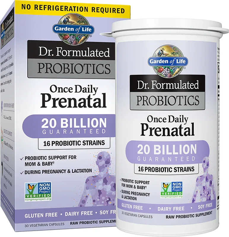Пробиотики Garden of Life Dr. Formulated Probiotics Prenatal для беременных и кормящих, 30 шт