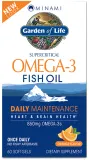Омега-3 в капсулах Garden of Life Minami Omega-3 Fish Oil 850 мг, из рыбьего жира, 60 капсул smak Orange — фото 1
