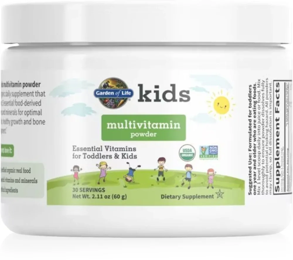 Мультивитамины для детей Garden of Life Kids Multivitamin Powder в порошке, 60 г