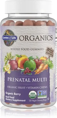 Комплекс витаминов и минералов Garden of Life Organics Prenatal Multi для беременных и кормящих, 120 шт smak Organic Berry
