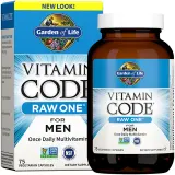 Мультивитамины для мужчин Garden of Life RAW Vitamin Code One for Men одна капсула в день, 75 капсул — фото 1