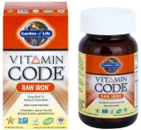 Железо в капсулах Garden of Life Vitamin Code RAW Iron с витаминами C и B-12, 30 капсул — фото 2