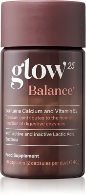 Капсулы Glow25 Balance для пищеварения, 60 шт