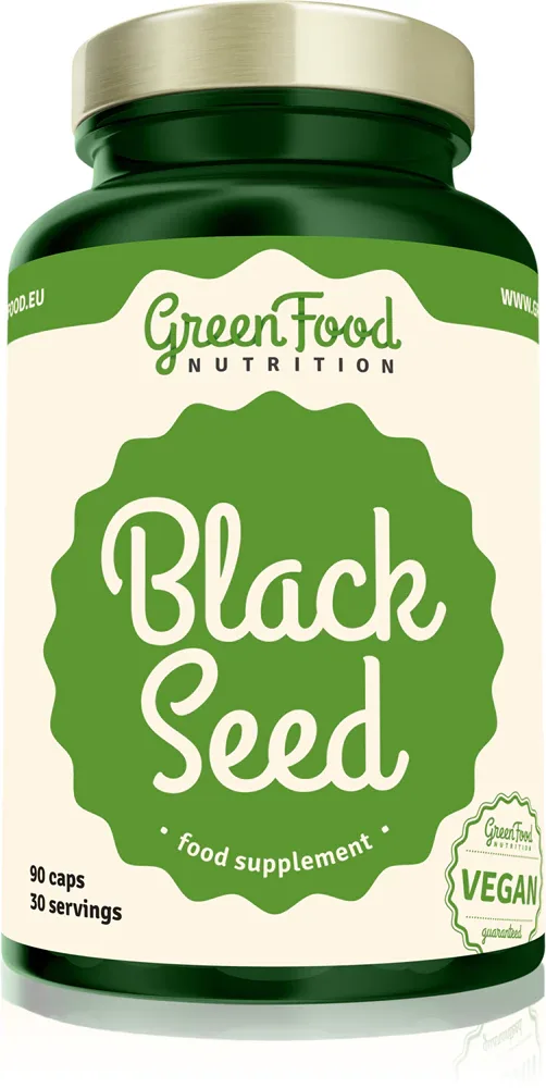 Добавка пищевая GreenFood Nutrition Black Seed с экстрактом семян чёрного тмина, 98 г
