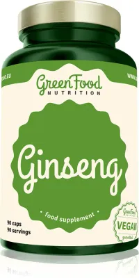 Добавка пищевая GreenFood Nutrition Ginseng с женьшенем, адаптоген, 115 г