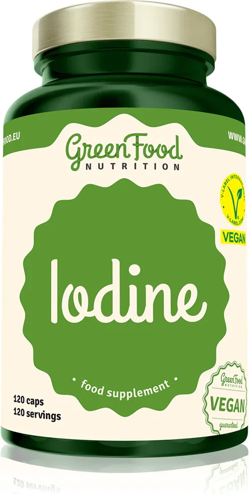 Добавка пищевая GreenFood Nutrition Iodine с йодом, для щитовидной железы, 136 г
