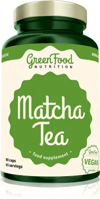 Добавка пищевая GreenFood Nutrition Matcha Tea с зелёным чаем матча, в капсулах, 92 г