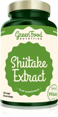 Добавка пищевая GreenFood Nutrition Shiitake Extract с экстрактом гриба шиитаке, в капсулах, 116 г
