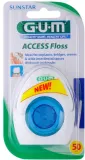 Зубная нить G.U.M Access Floss для брекетов и имплантов, с губчатой серединой, 50 шт — фото 1