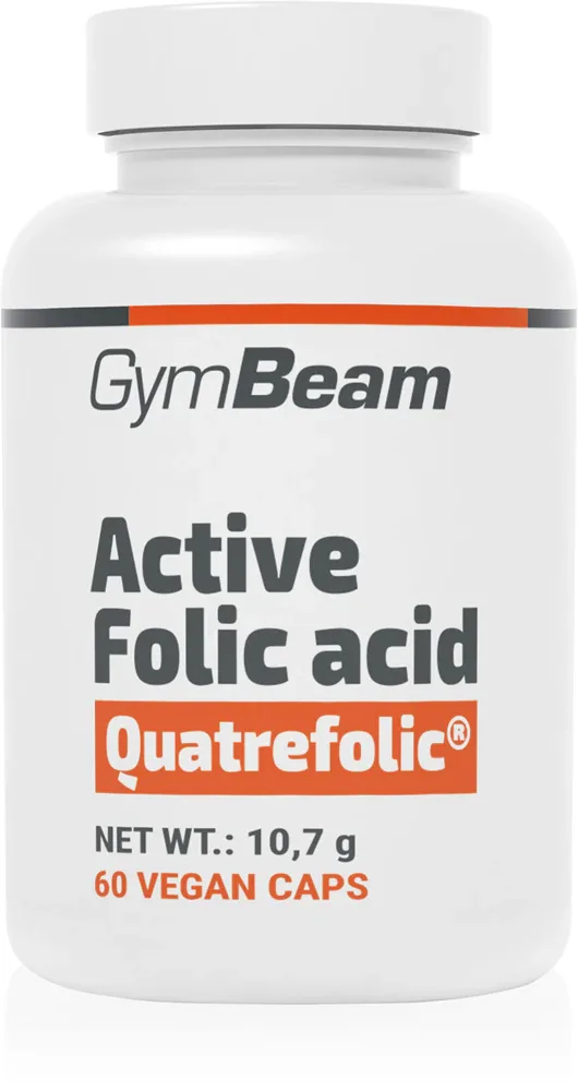 Фолиевая кислота GymBeam Active Folic Acid Vitamin B9 в капсулах, 36 г