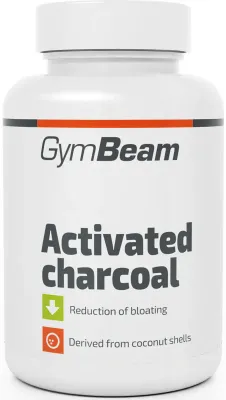 Уголь активированный GymBeam Activated Charcoal в капсулах, из скорлупы кокоса, 66 г