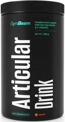 Порошок для суставов GymBeam Articular Drink с глюкозамином и коллагеном, апельсин, 390 г