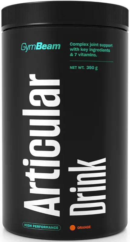 Порошок для суставов GymBeam Articular Drink с глюкозамином и коллагеном, апельсин, 390 г