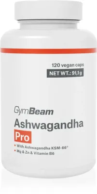 Ашваганда GymBeam Ashwagandha Pro адаптоген, в капсулах, 134 г