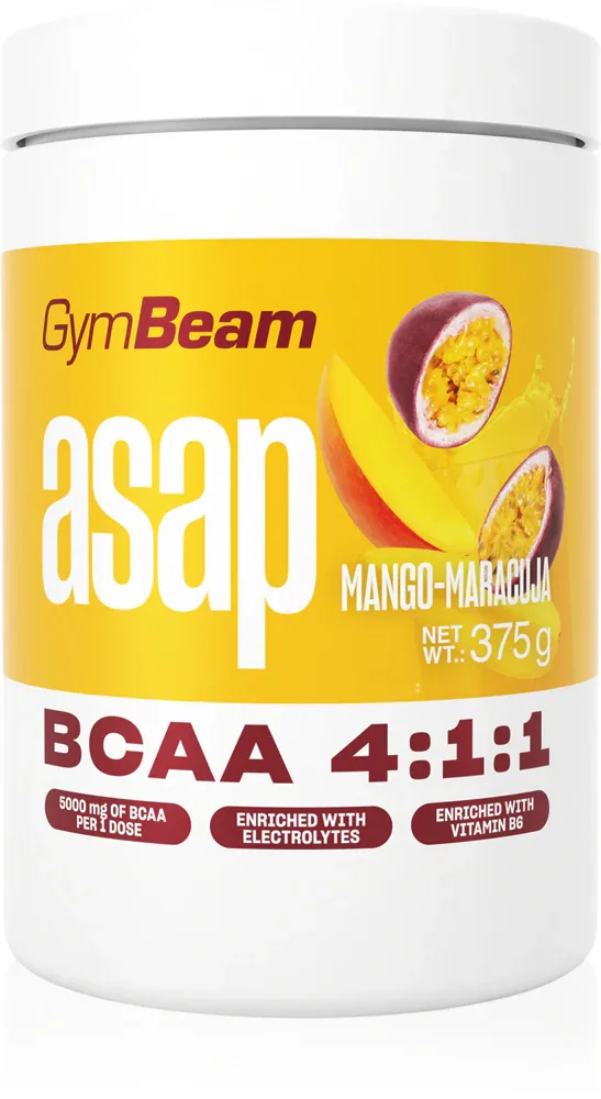 Аминокислоты GymBeam BCAA Hydrate в порошке, для восстановления, малина, 375 г