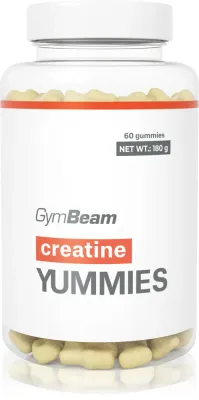 Креатин моногидрат GymBeam Creatine Yummies, жевательные пастилки, со вкусом ананаса, 180 г smak Pineapple