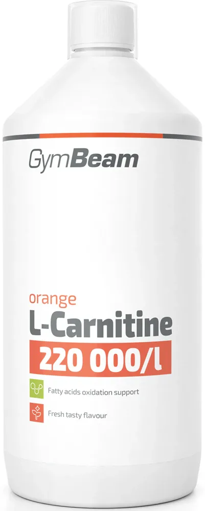 Л-карнитин GymBeam L-Carnitine 220 000 mg/l жидкий концентрат, апельсин