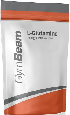 Аминокислота GymBeam L-Glutamine глютамин в порошке, без вкуса, 500 г