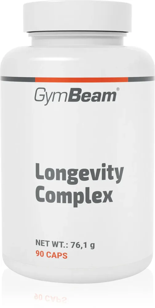 Комплекс для жизненного тонуса GymBeam Longevity Complex, в капсулах, с ресвератролом и коэнзимом Q10, 76,1 г