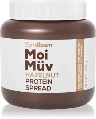 Паста протеиновая GymBeam MoiMuv Protein Spread с сывороточным белком, лесной орех и какао, 400 г Hazelnut