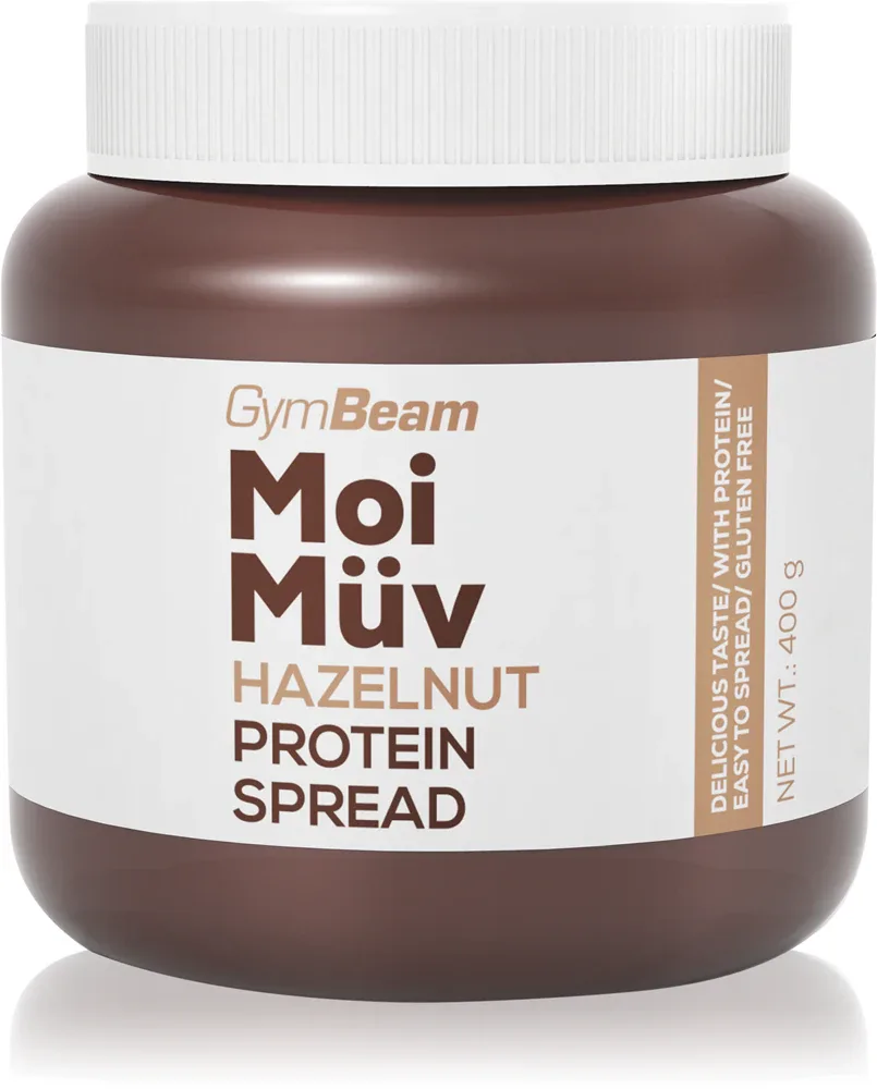 Паста протеиновая GymBeam MoiMuv Protein Spread с сывороточным белком, лесной орех и какао, 400 г Hazelnut