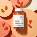Омега-3 GymBeam Omega 3 Yummies, жевательные пастилки, с рыбьим жиром, со вкусом апельсина, 180 г smak Orange — фото 2