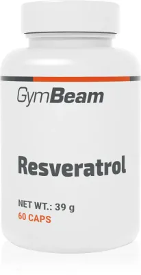Ресвератрол GymBeam Resveratrol, в капсулах, с экстрактом кожицы винограда, 39 г