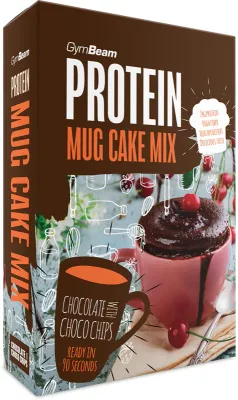 Смесь протеиновая для выпечки GymBeam Protein Mug Cake Mix сывороточный белок, для кексов и блинов, 500 г smak Chocolate & Choco Chips