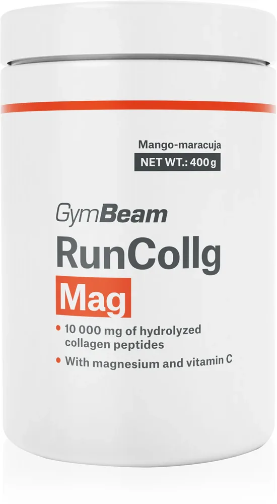 Коллаген GymBeam RunCollg Mag для суставов и связок, яблоко, 400 г