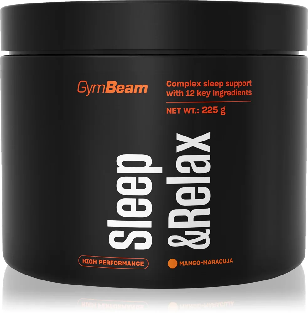 Добавка для сна GymBeam Sleep Relax успокаивающая, манго, 225 г smak Mango Maracuja