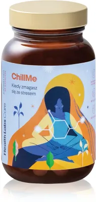 Добавка к пище Health Labs Care ChillMe с экстрактами зелёного чая, базилика и ашваганды, 60 капсул