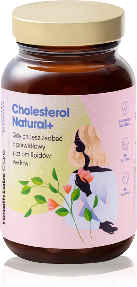Добавка к пище Health Labs Care Cholesterol Natural+ с монаколином K, в капсулах, 60 шт
