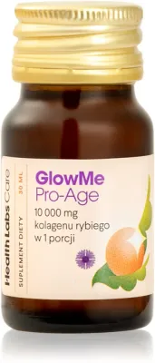 Добавка к пище Health Labs Care GlowMe Pro-Age для кожи, жидкая форма, 15 × 30 мл
