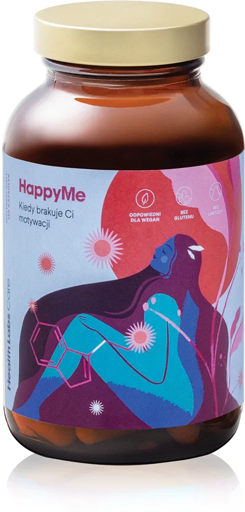 Добавка к пище Health Labs Care HappyMe с адаптогенами, бетаином и магнием, 120 капсул
