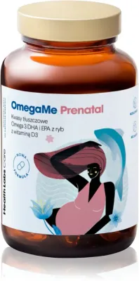 Добавка к пище Health Labs Care OmegaMe Prenatal для беременных, с DHA и EPA, 120 шт w ciąży i karmiących piersią