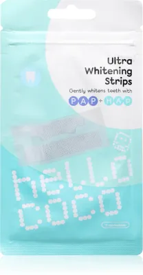 Полоски для отбеливания зубов hello coco Ultra Whitening Strips для чувствительных зубов и дёсен, 5 шт
