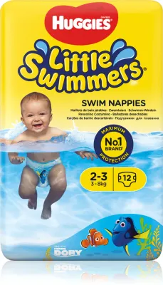 Подгузники для плавания Huggies Little Swimmers 2-3 одноразовые, для детей 3-8 кг, 12 шт 3-8 кг