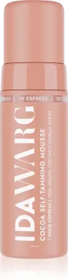 Автозагар-мусс для тела IDA WARG Beauty Self-Tanning Cocoa Mousse 1h Express быстро впитывается, увлажняющий, 150 мл