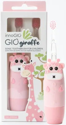 Детская звуковая зубная щётка innoGIO GIOGiraffe Sonic Toothbrush с таймером и подсветкой, 1 шт