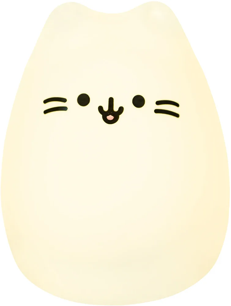 Детский ночник innoGIO GIOKitty Midi силиконовый, 7 цветов свечения, 1 шт