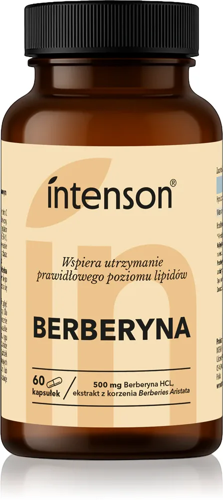 Добавка к пище Intenson Berberyna для спортсменов, с антиоксидантами, 60 капсул