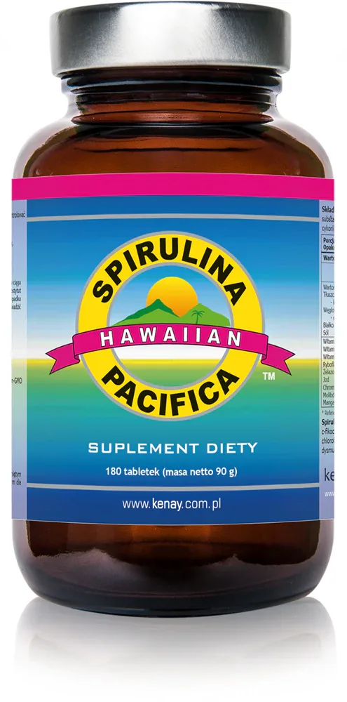 Добавка к пище Kenay Hawaiian Spirulina Pacifica со спирулиной, 180 таблеток